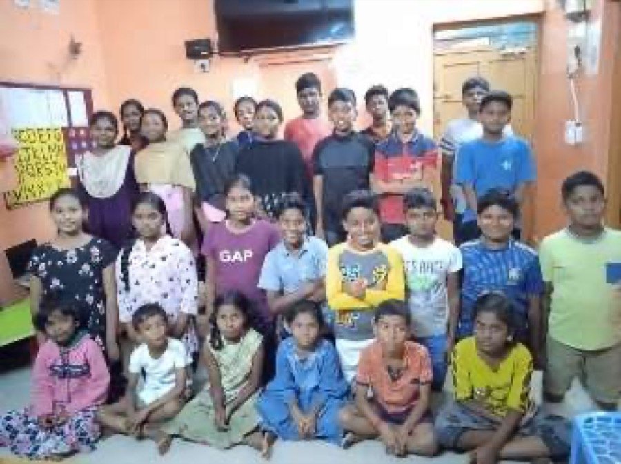 Children at the Chetpet centre, 2022